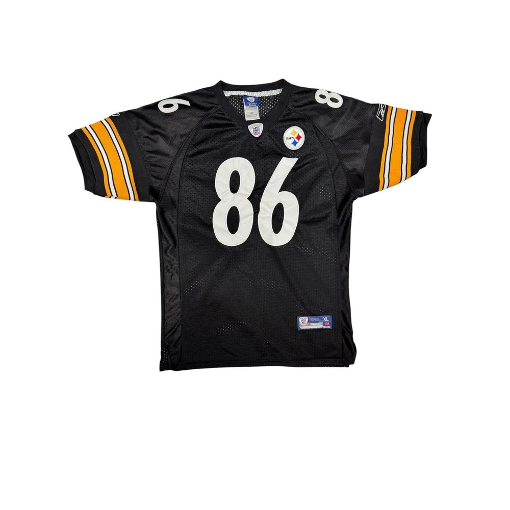 Reebok Hines Ward #86 Pittsburgh Steelers NFL Football Jersey Youth XL Black